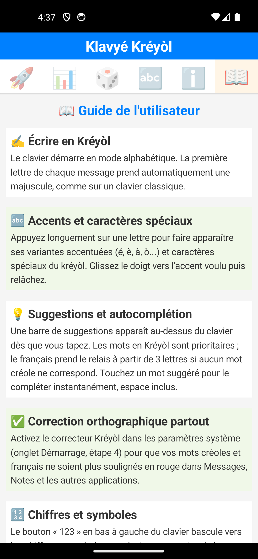 Contenu du guide