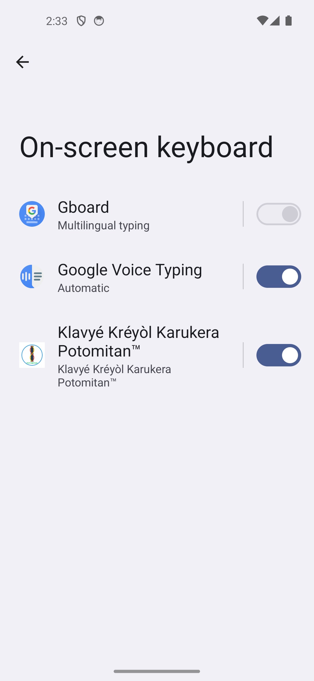 IME activé